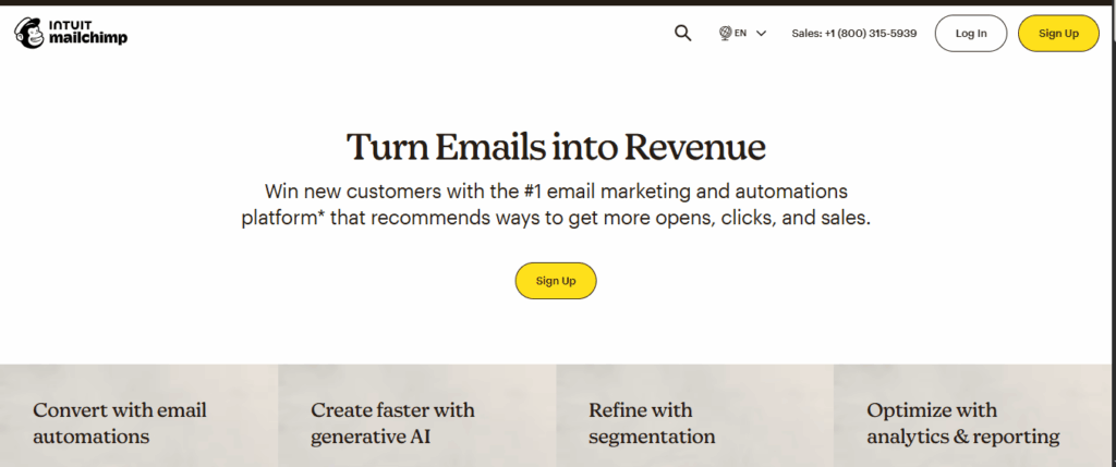 أداة Mailchimp